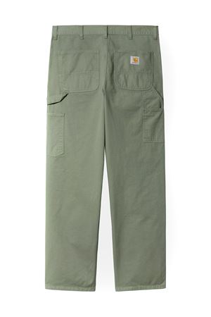 Pantalone in tessuto di cotone medio verde CARHARTT WIP | I0314991YF